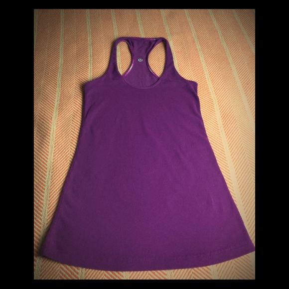 Lululemon athletica plum racerback top - Picture 2 of 3